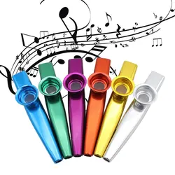 Kazoos en métal, instruments de musique, flûtes, diaphragme, bouche, bon compagnon pour JEM