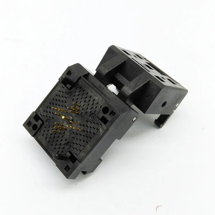 QFN16-0.5 ชิป IC ซ็อกเก็ตทดสอบฝาครอบ IC Test & BURN-In ซ็อกเก็ตทองเข็ม HMILU
