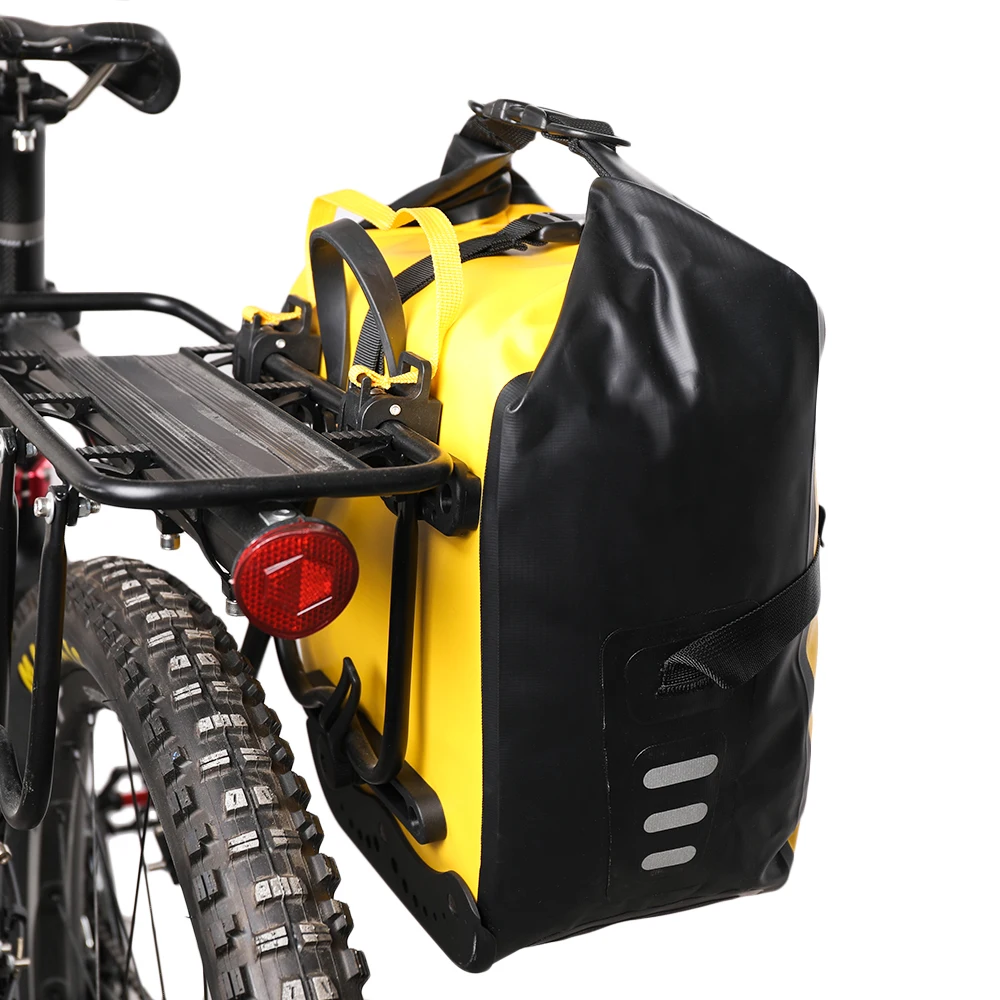 Rhinowalk Bicycle Pannier Bag Waterproof 1 Piece or 2 Pieces Portable Bike Bag Trunk Pack Travel Cycling Bag Bike Accessories