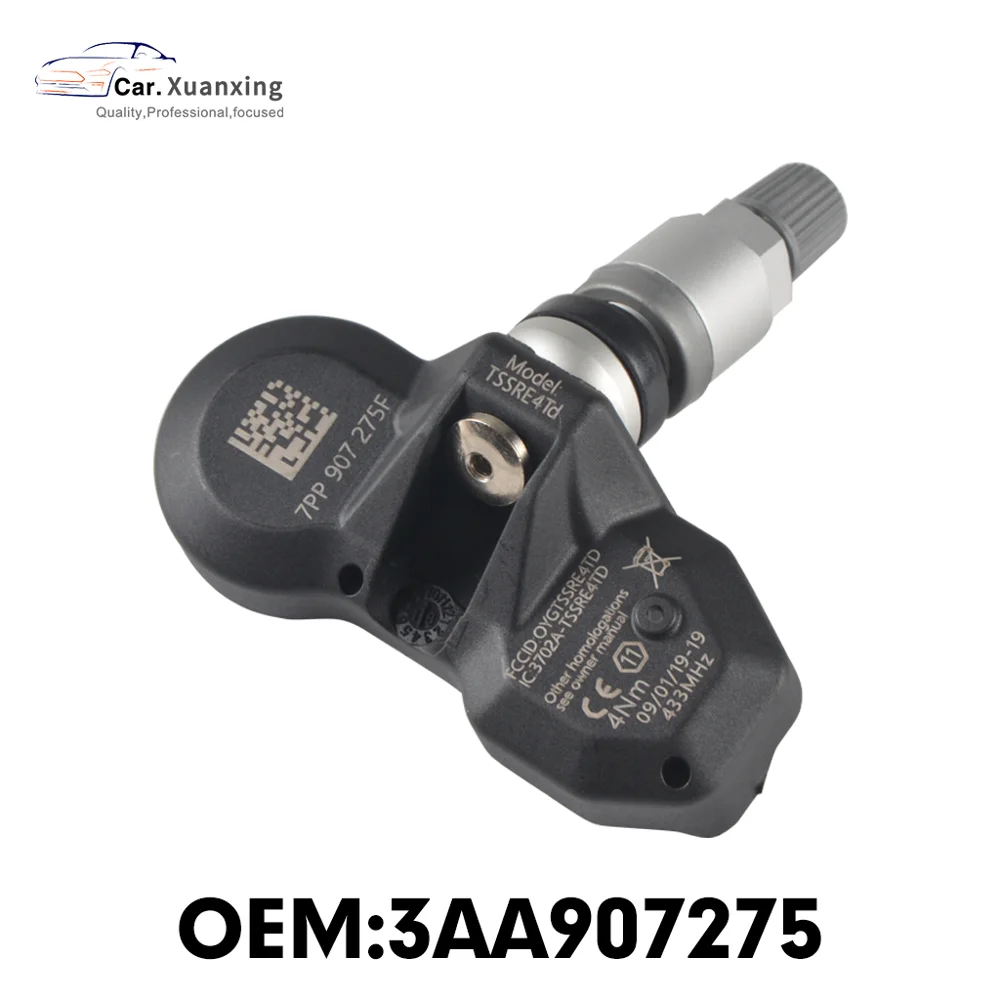 

3AA907275 Tire Pressure Sensor Monitoring System TPMS 433MHz For Volkswagen Tiguan Passat CC