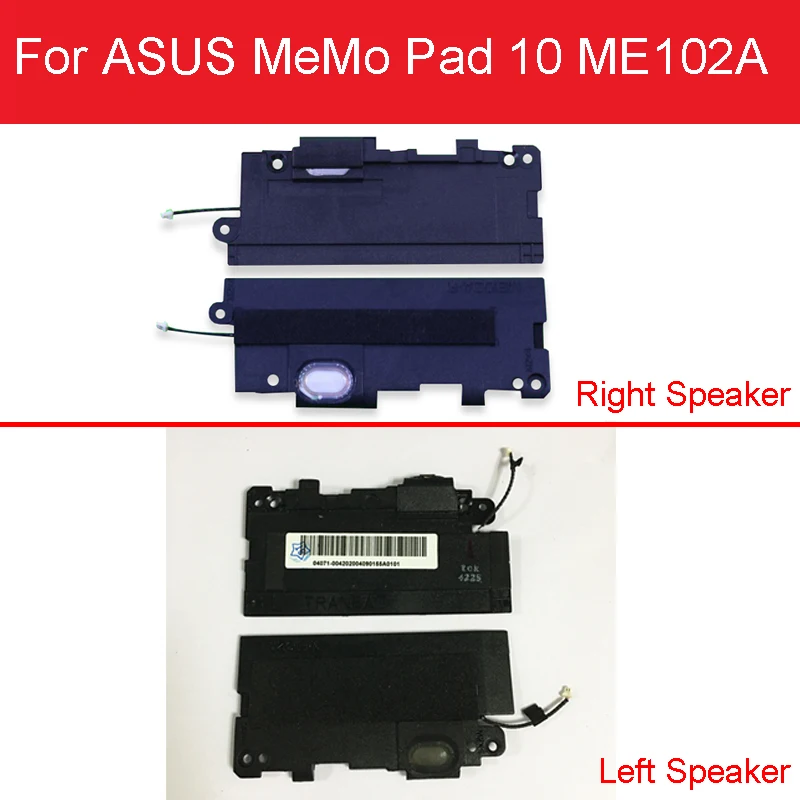 

Left & Right Louder Speaker Ringer For ASUS MeMo Pad 10 ME102A K00F Loudspeaker Buzzer Flex Cable Loud Ringer Replacement Parts