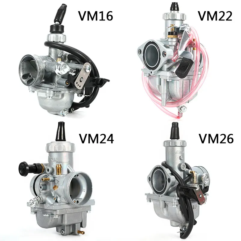 Carburetor Mikuni VM16 22 24 26 Carburetor 19mm 26mm 28mm 30mm Carb For 110cc to 250cc Dirt Pit Bike CRF KLX ATV Quad Motorcycle