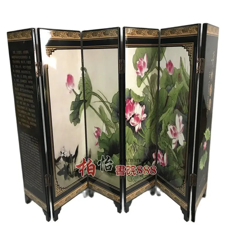 

Folding And Double Faced Chinese Movable Screen Painting Decorative Picture