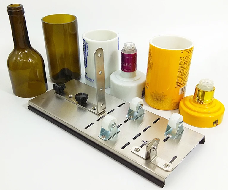 Cortador de botellas de vino de vidrio ajustable, cortadores de botellas de alta resistencia y dureza para máquina de corte, herramienta de reciclaje artesanal DIY