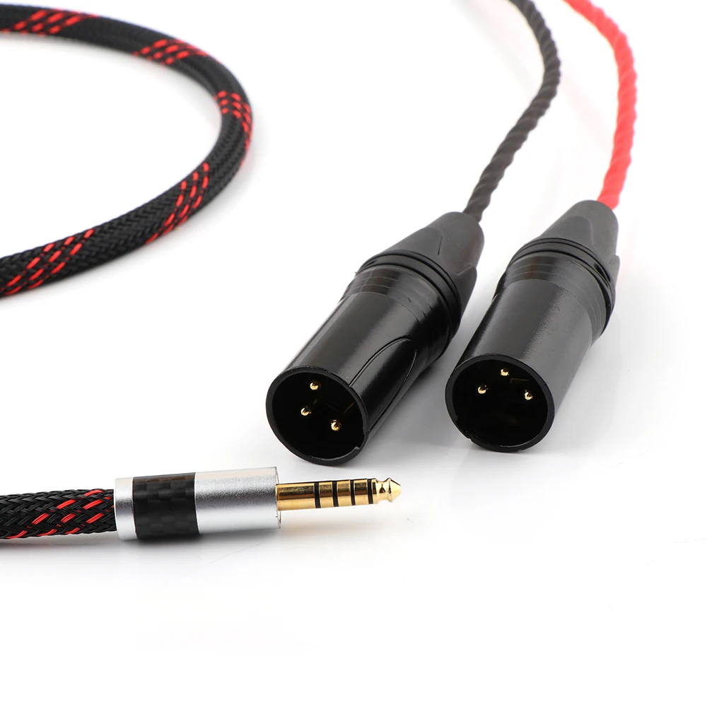 High Quality 4.4MM Balanced To 2xXLR Male or Female Upgraded Cable For pha2a wm1a 1z zx300a
