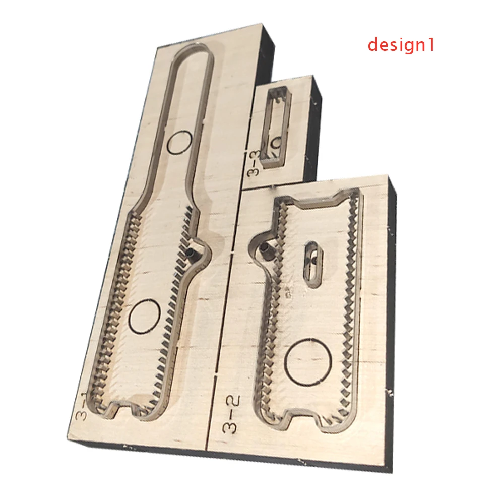 

DIY leather craft e-cigarette bag die cutting knife mold metal hollowed punch tool