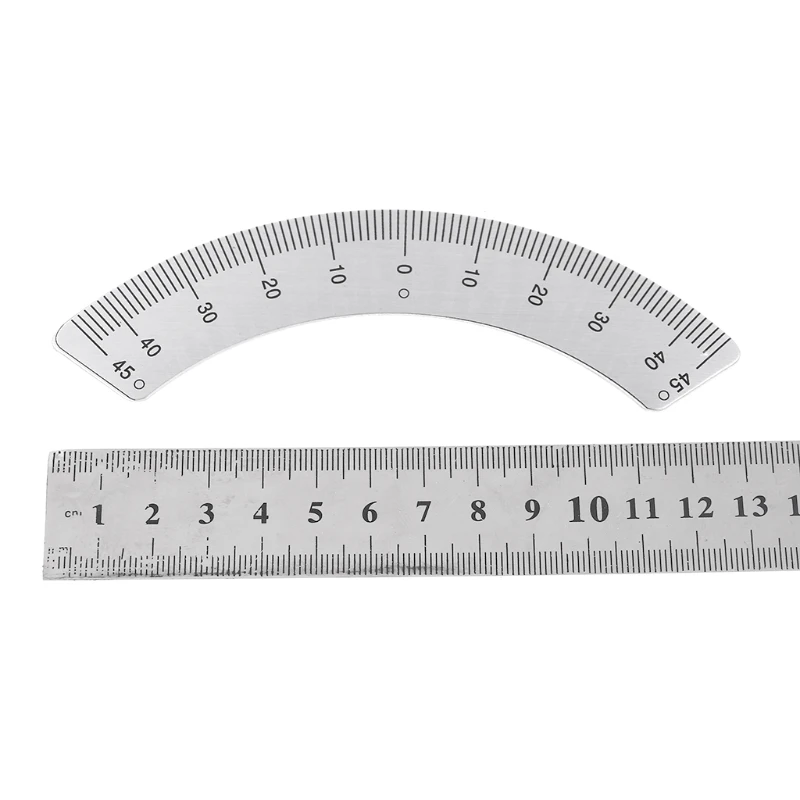 Angle Plate Scale ruler 45 Degree Angle Arc M1197 Protractors Milling Machine Part - Measuring Gauging Tools