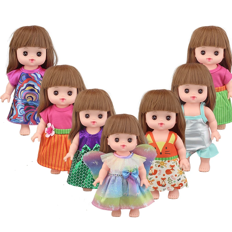 2021 New Lovely dress  for 25cm Mellchan Baby Doll Clothes Accessories