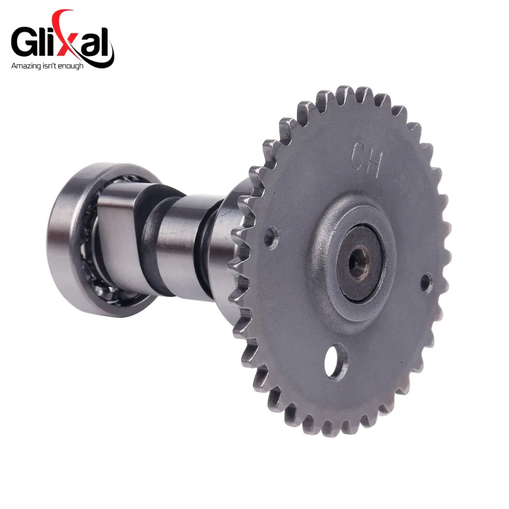 Glixal GY6 49cc 50ccChinese Scooter Moped ATV Camshaft 139QMB 139QMA Engine Cam Shaft