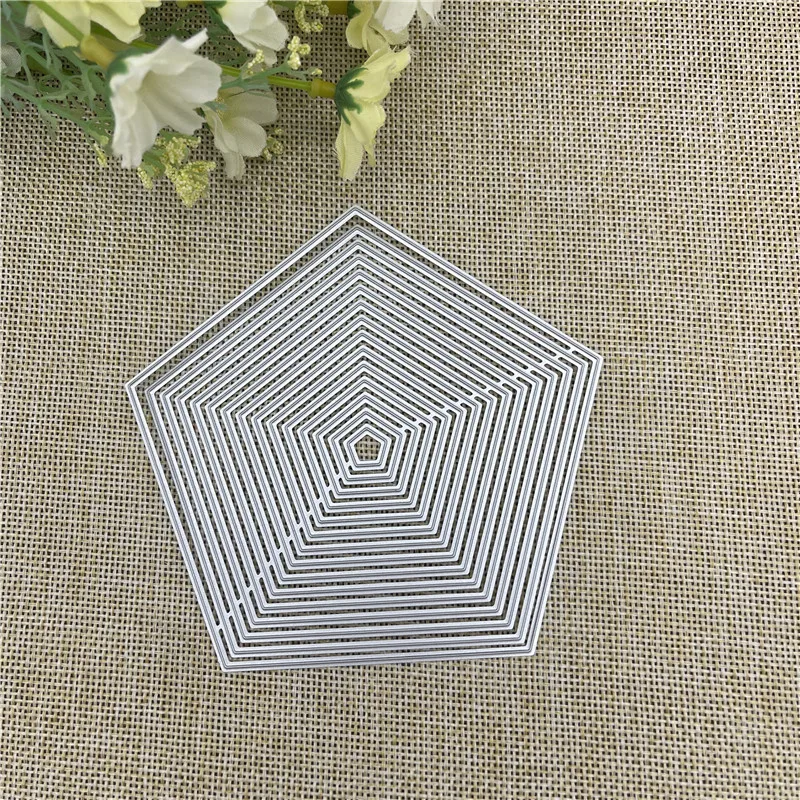 geometry Metal Cutting Dies Real Picture Cut Die Scrapbook Paper Craft Knife Mould Blade Punch Stencils Die