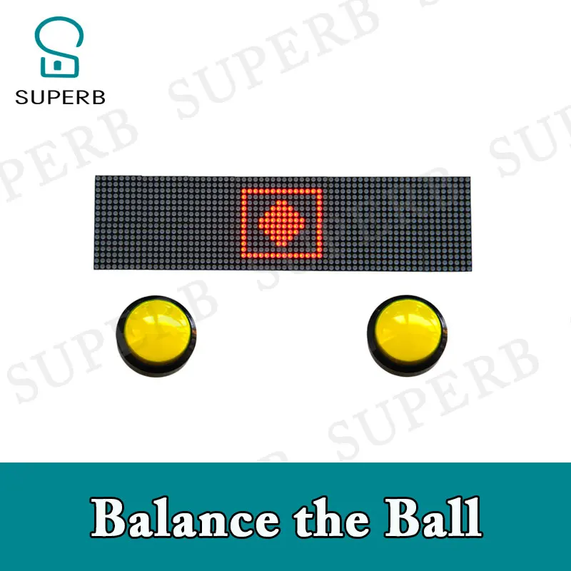 Superb escape room prop balance the ball keep the ball staying in the square frame for a period of time to unlock screen prop