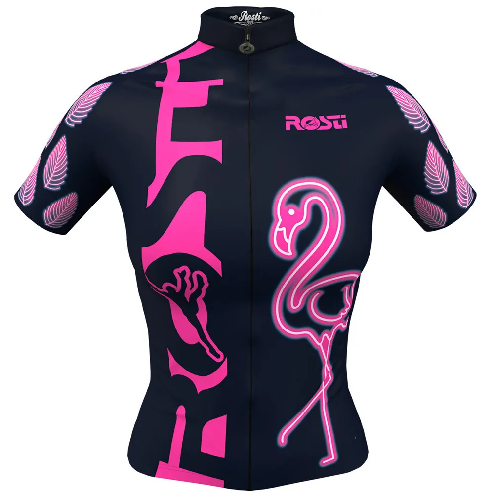 

Rosti Women Cycling Jersey Top Summer Mountain Bicycle Clothing Maillot Ciclismo Short Sleeve MTB Bike Jersey Team Cycling Shirt