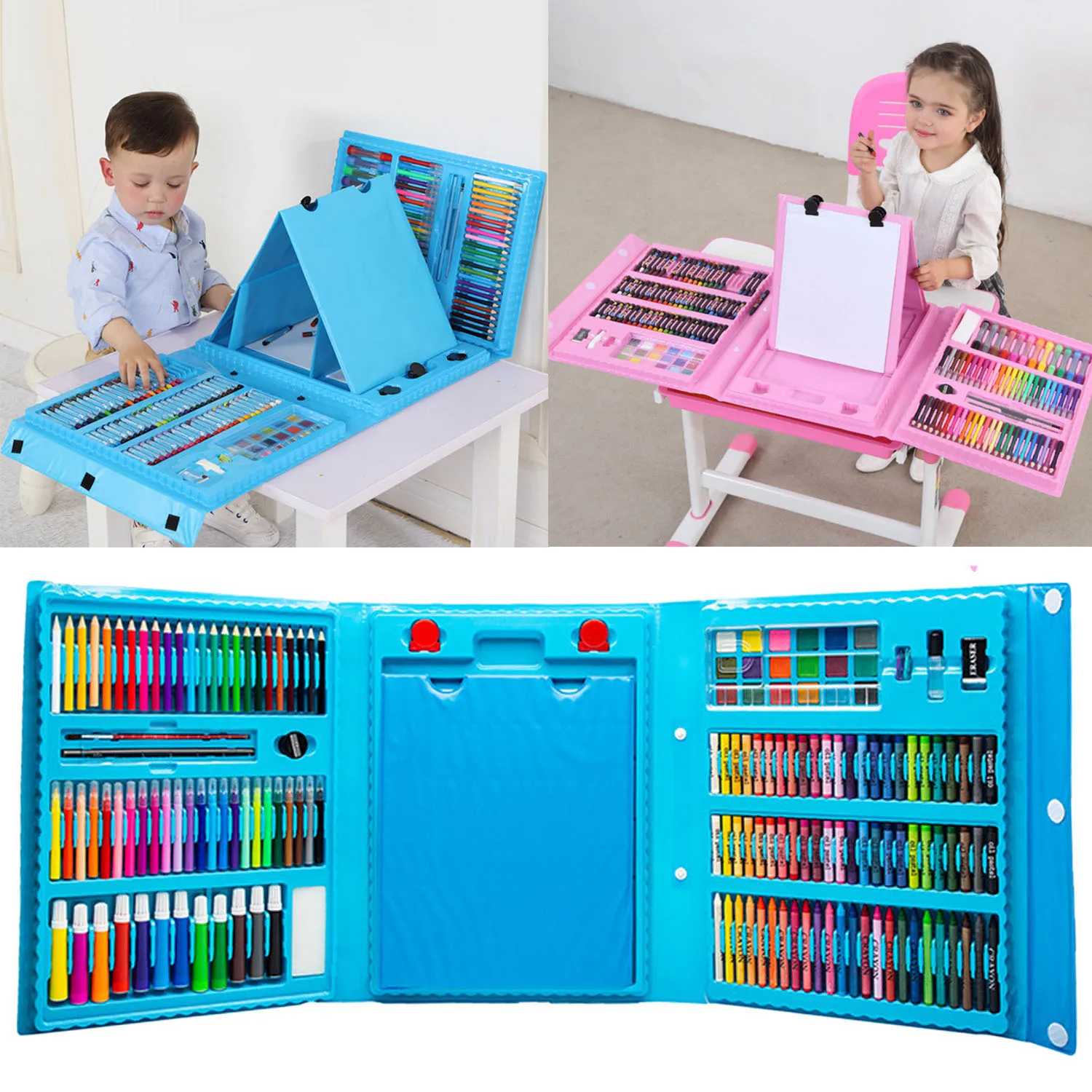 Kids Colorful Crayons/Oil Painting Sticks/Markers/Colored Pencils/Watercolor Pigment DIY Painting Graffiti Tool Free Shipping