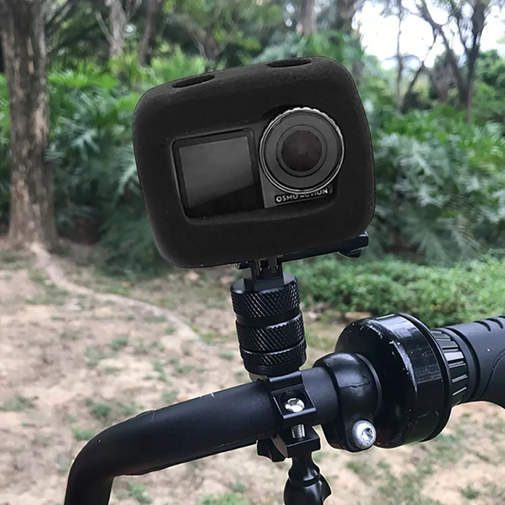 TUYU Schaum Windschutzscheibe Windschutz Gehäuse Fall Für Dji Osmo Action Kamera Schwamm Windproof Cap Wind Lärm Zu Reduzieren
