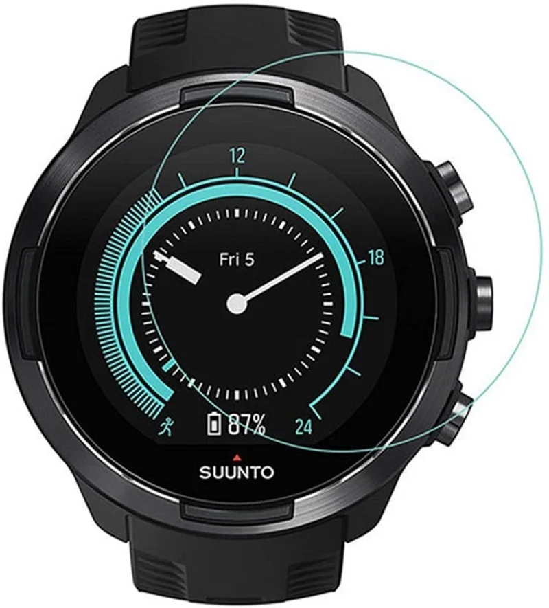 5 шт., Защита экрана для круглых смарт-часов Suunto 9 Baro, закаленное стекло, защитная пленка против царапин для Suunto 9 Peak