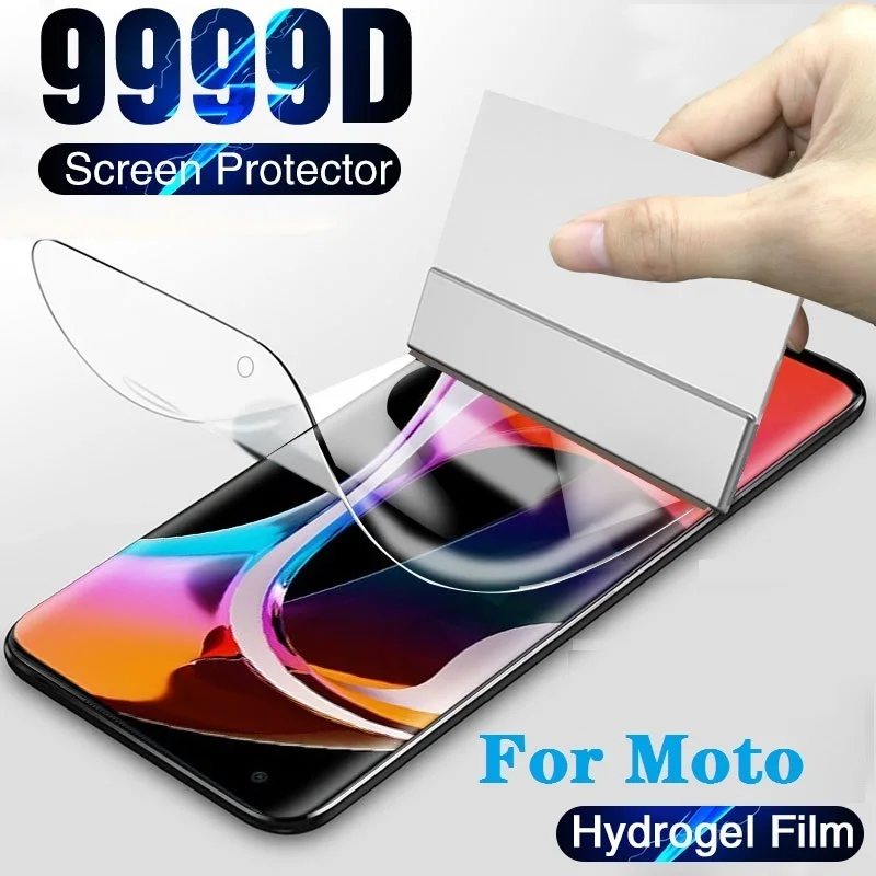 Hydrogel Film For Motorola One Power Hyper Zoom Macro One Vision Fusion Plus Screen Protector Glass On Moto One 5G