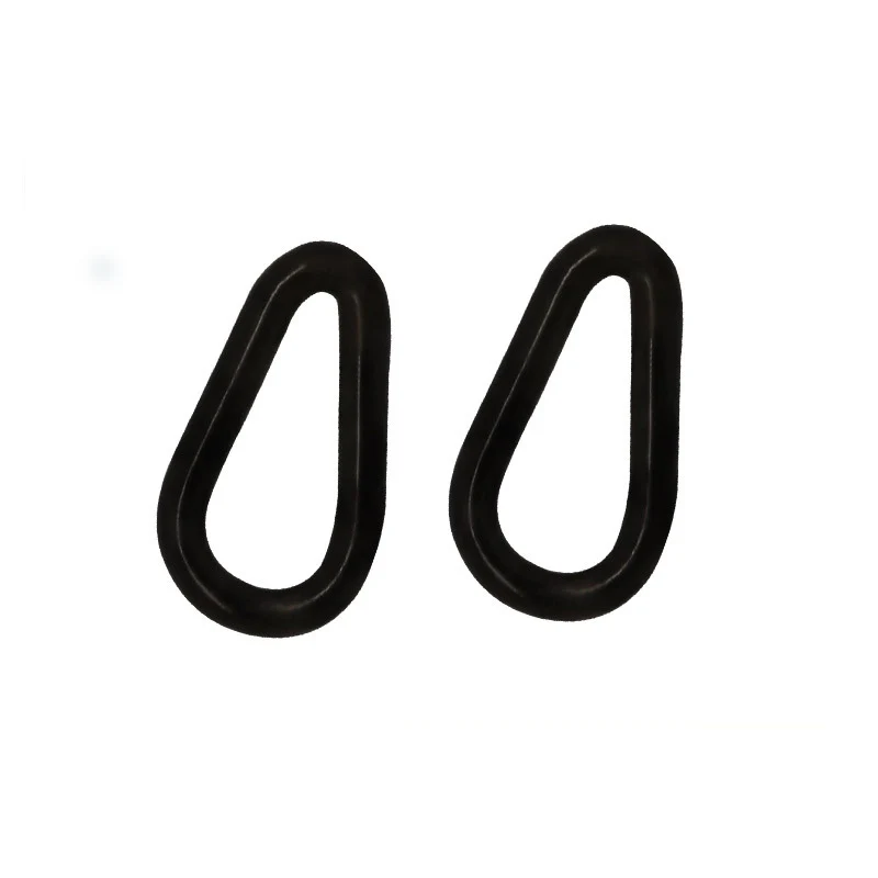 (30PCS )Carp Fishing Tear Drop Rig Ring Matt Black fishing Accessories Library fishing, carp fishing accessories