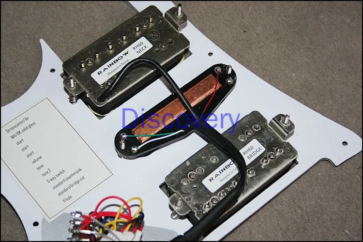 Guitar Shield Double Single IBANEZ JEM RG Electric Dual Picker Complete Circuit Assembly Super Circuit