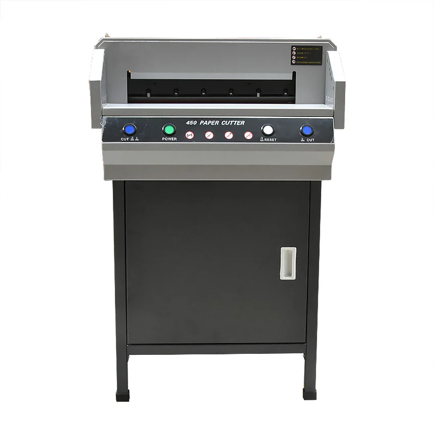 

Digital Electric Paper Cutter Machine,110V/220V Automatic Electric Paper Cutting Machine Guillotine Machine G450V+ Paper Trimmer