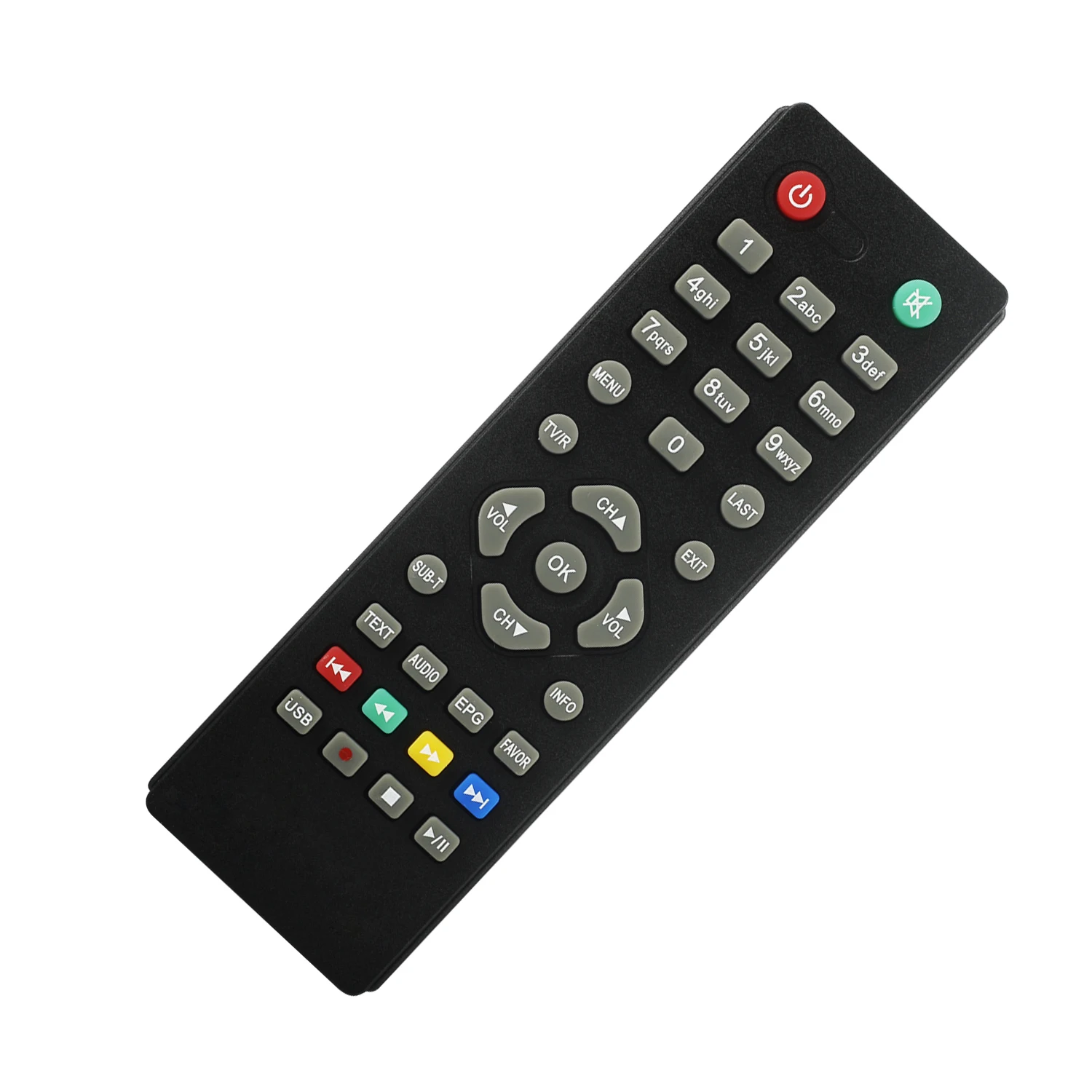 New remote control suitable for telefunken telesystem TF-DVBT202 TF-DVBT203 World Vision T37 T54 T57 Amiko T58 DC12 controller