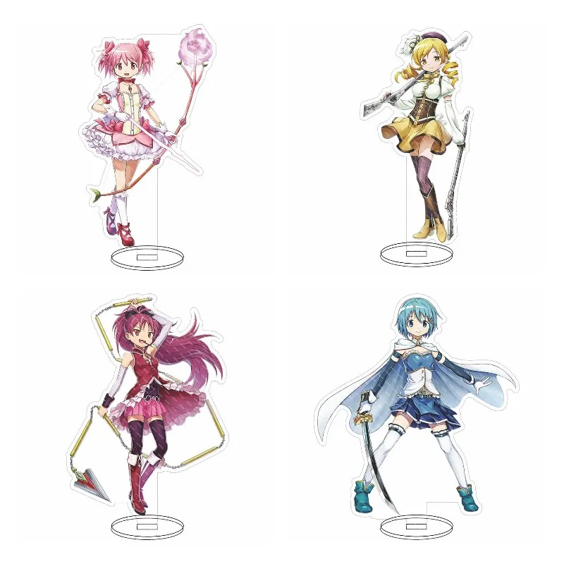 Puella Magi Madoka Magica Character New Anime Model Toys Double-Sided Acrylic Stands Model Plate Desk Decor Xmas Gift Hot Sale