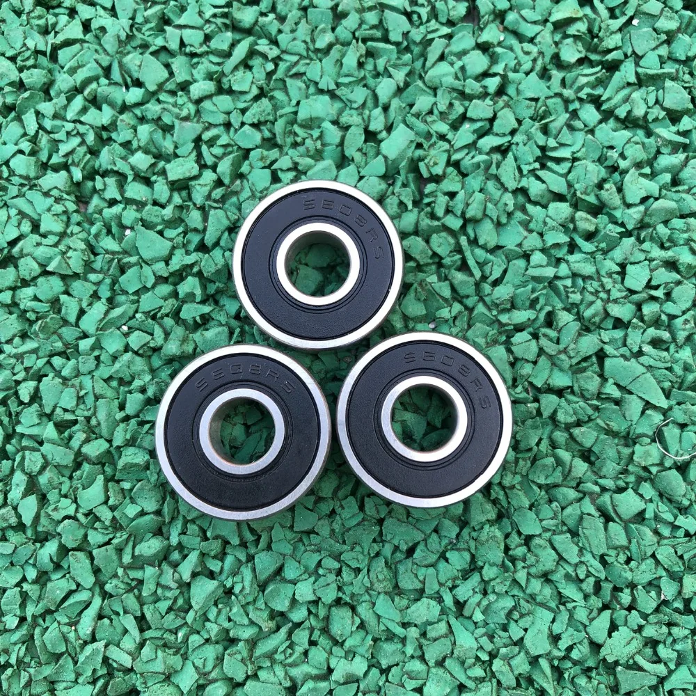 50 Stück 440C Edelstahl-Lager S608-2RS 8*22*7 mm ABEC-5 Rillenkugellager S608RS 608 8mmx22mmx7mm – Detail 2