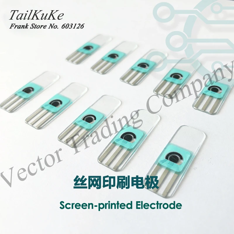 Screen Printing Electrode Flexible Electrode Wearable Electrochemical Three-electrode Electrochemical Workstation Accessories SP