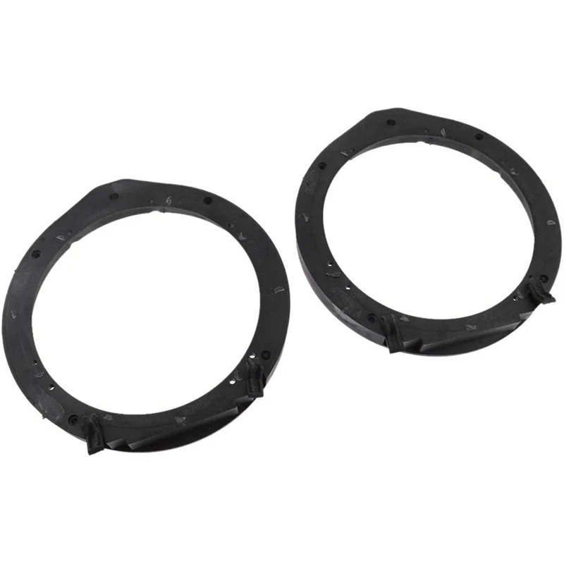 2Pcs Black 6.5 inch Car Speaker Mounting Spacer Adaptor Rings for Honda Civic Accord Crv Fit City