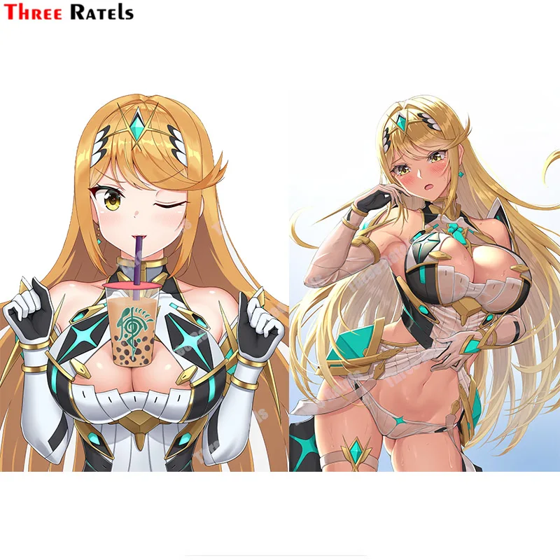 

Three Ratels A734 Mythra Xenoblade Chronicles Sticker Jeep Wrangler Hood Anime Auto Decals With Waterproof Protected