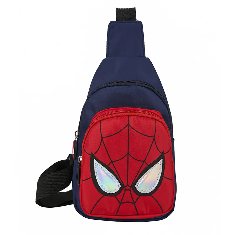 Marvel Brand Boys Spiderman Cute Crossbody Bags For Kids Fashion Superhero Canvas Shoulder Bag Children Cartoon Travel Packages