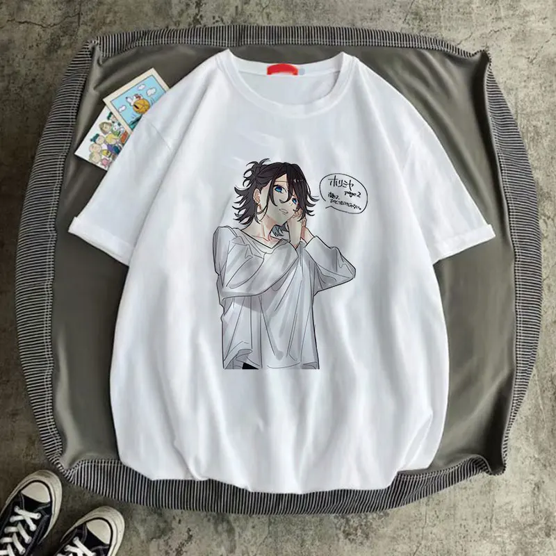 Summer Casual Tshirt Kawaii Horimiya Hori San Miyamura Kun Anime T Shirt Women Graphic Tees Ulzzang HarajukuTshirt Female Tops