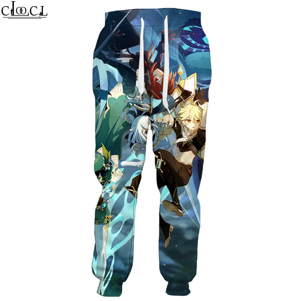 Men Trousers Games Genshin Impact 3D Print Anime Women Clothing Fashion Sweatpants Unisex Hip Hop Jogging Pants