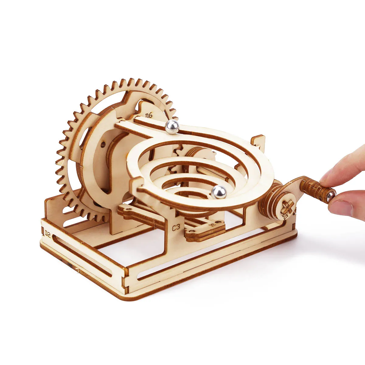 Puzzle 3D en Bois pour Enfant et Adolescent, Kit Mécanique, Boule de Labyrinthe, Jeu de Construction, Dessous de Verre, Cadeaux d'Anniversaire