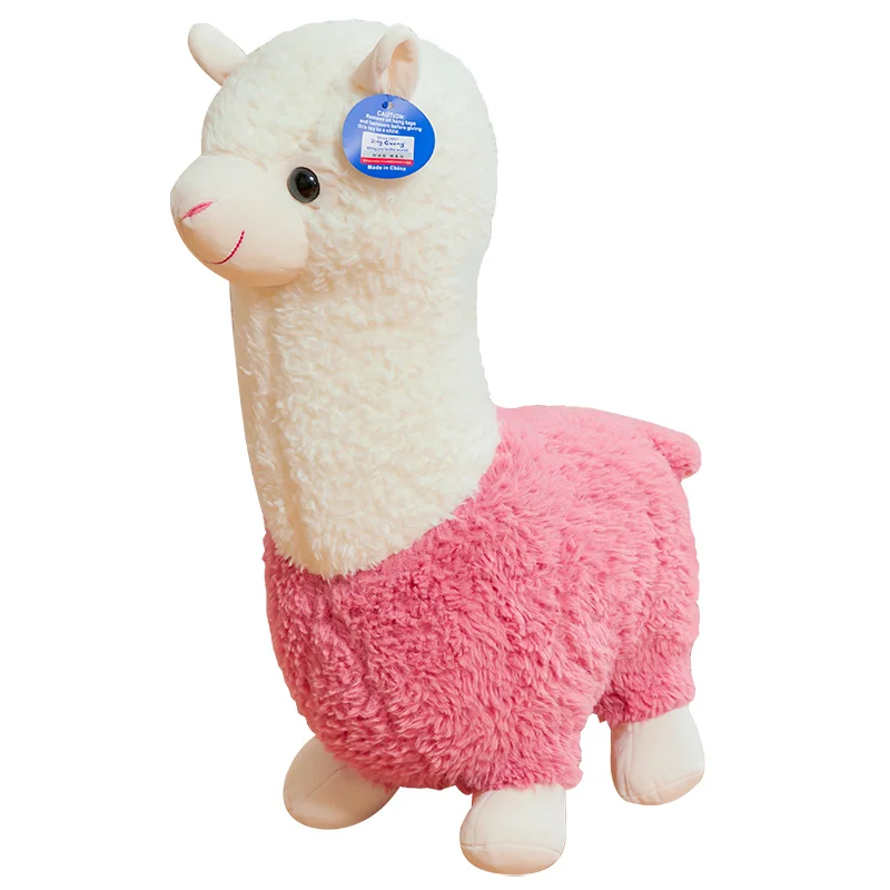 creative funny grass mud horse doll big animal  alpaca plush toy cute sheep doll pillow birthday gift girl 31inch 80cm DY50841