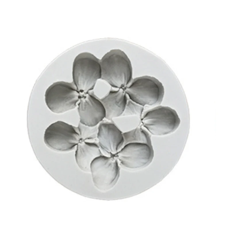 Hydrangea Silicone Mold Fondant Cake Decorating Tool Silicone Mold Sugarcrafts Chocolate Baking Tools For Cakes Gumpaste Form