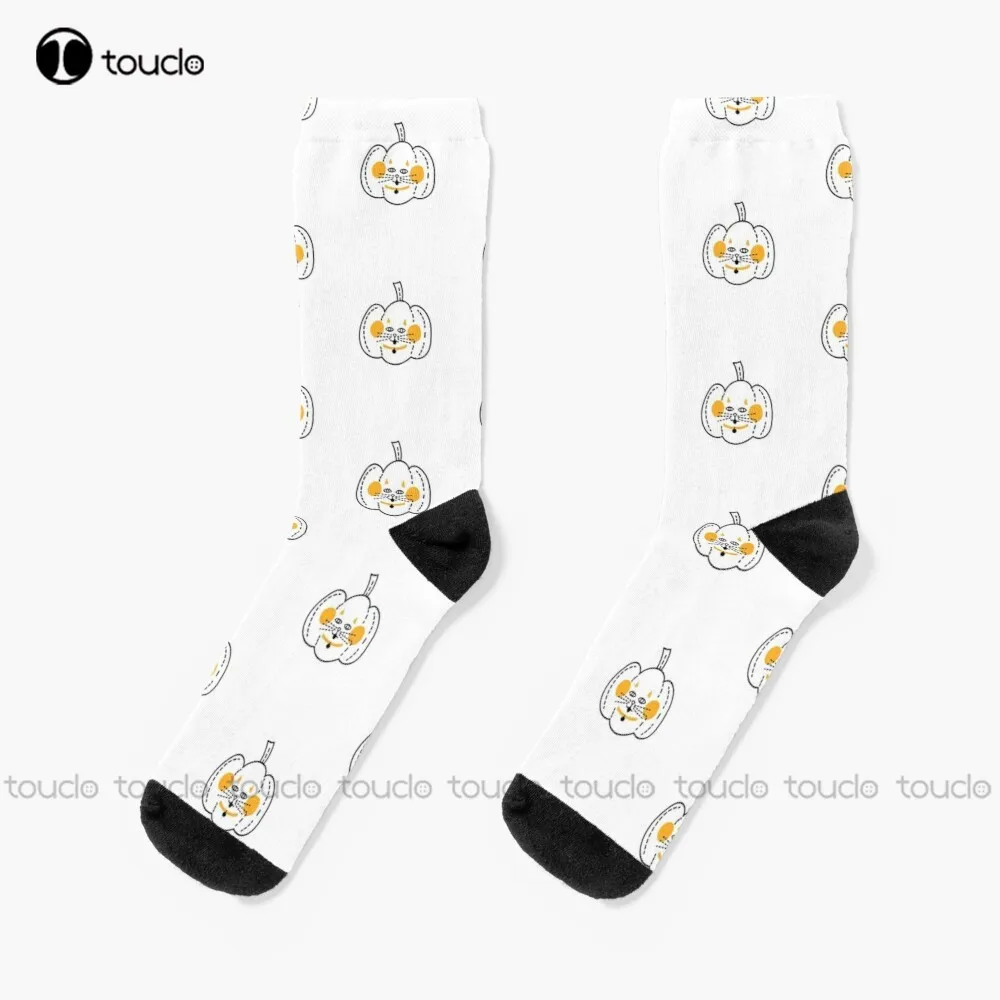 

Happy Catoween Halloween Socks Sports Socks Personalized Custom Unisex Adult Teen Youth Socks Halloween Christmas Gift