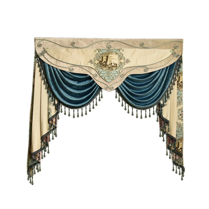 

Classic luxury custom Valance for living room bedroom kitchen hotel apartment Not including Cloth curtain and tulle