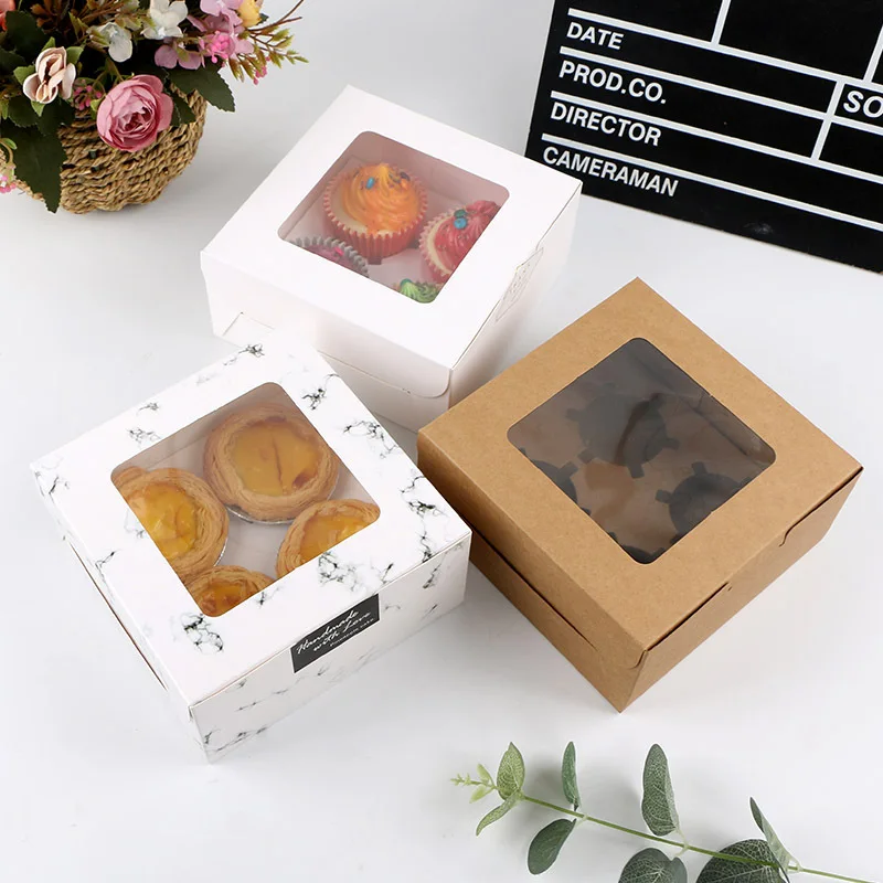 

2020 New Marble HANDMADE Mutli Size Paper Gifts Boxes Package Kraft Home Party Suppiles Box Package Cases Event Party Supplies