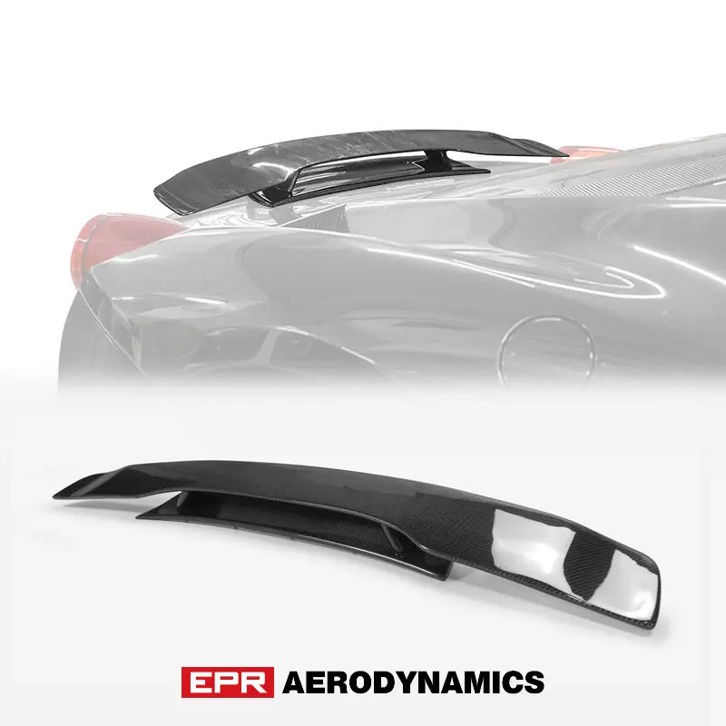 

Car Accessories For Ferrari 458 NVT Style Carbon Fiber Rear Spoiler Glossy Finish F458 Rear Wing Fibre Trunk Splitter Drift Kit