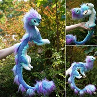 Funny Present Plush Doll Worm From Labyrinth Falkor From The Neverending Story Fuchur Handmade Baby Ludo From Labyrinths Toy