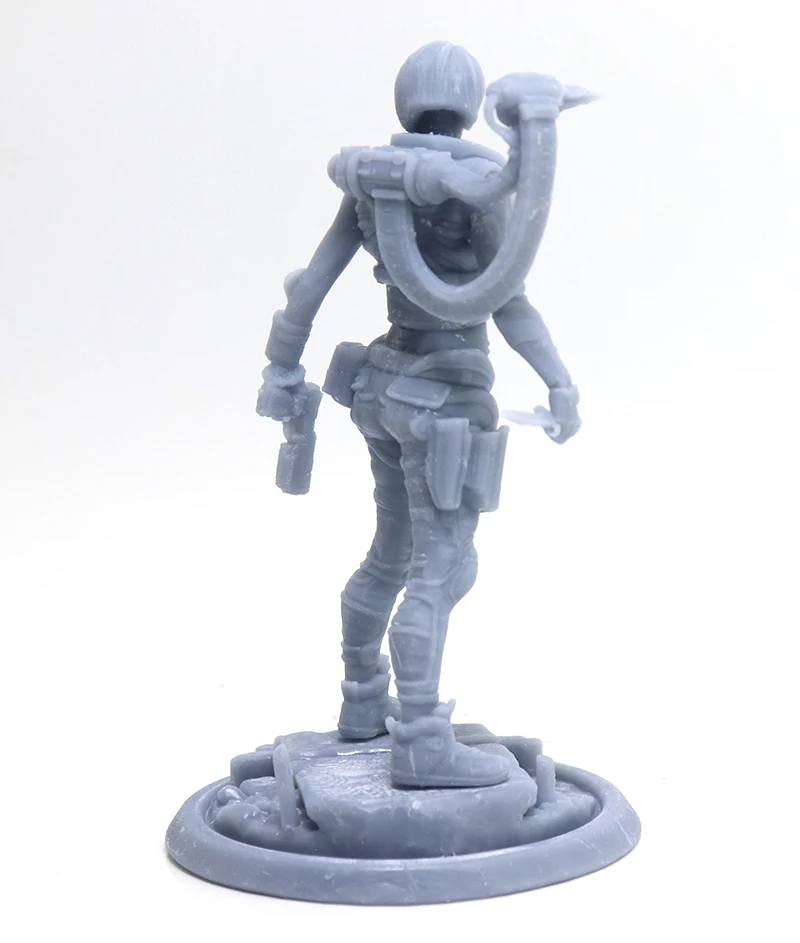 1/24 75mm 1/18 100mm Resin Model Female Bounty Hunter Figure Sculpture Unpainted No Color RW-244