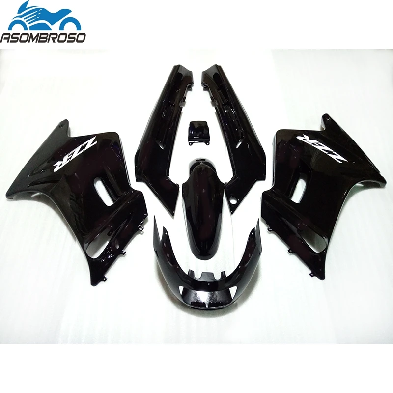 

High Quality Motorcycle for Kawasaki Ninja ZZR250 fairing kit 1997-2007 all black set zzr250 97 98 99 00 04 05 06 07 HJ42