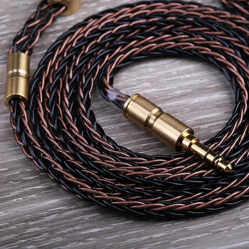 Imagen 2 del producto OPENHEART-Cable de 8 núcleos para auriculares, conector de 1 a 2, 3,5/2,5/4,4mm, reemplazo de actualización de equilibrio, 1,4 m, personalidad