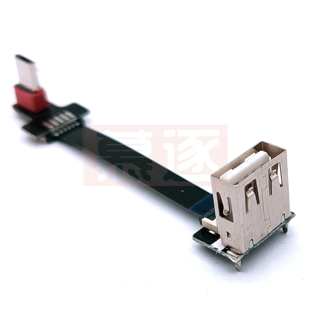 FPC Elbow right angle suitable for Android OTG adapter Micro-usb to U disk mobile phone interface adapter cable USB
