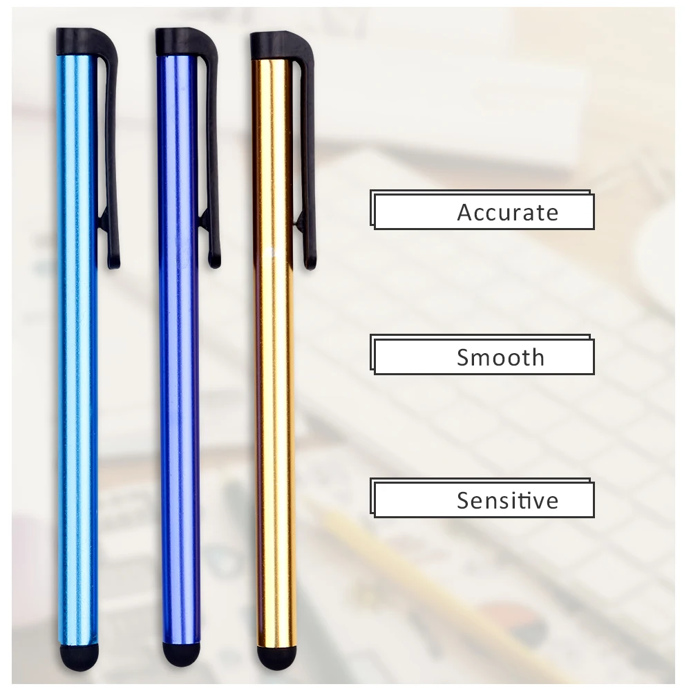 Capacitieve Touchscreen Stylus Stift Voor Ipad Air Mini 2 3 4 Voor Iphone 4 4s 5 6 7 Samsung universal Tablet Pc Sm 10 Stks/partij