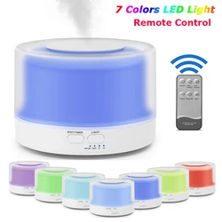 500ml Ultrasonic Air Humidifier Air purifier Aroma With Color LED Lights Electric Aromatherapy Essential Oil Diffuser