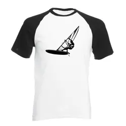 Windsurfing Water Extreme Fashion Men Tee Shirt Summer T-shirt Cotton Mens raglan Short Sleeve O Neck Streetwear T Shirt Tops