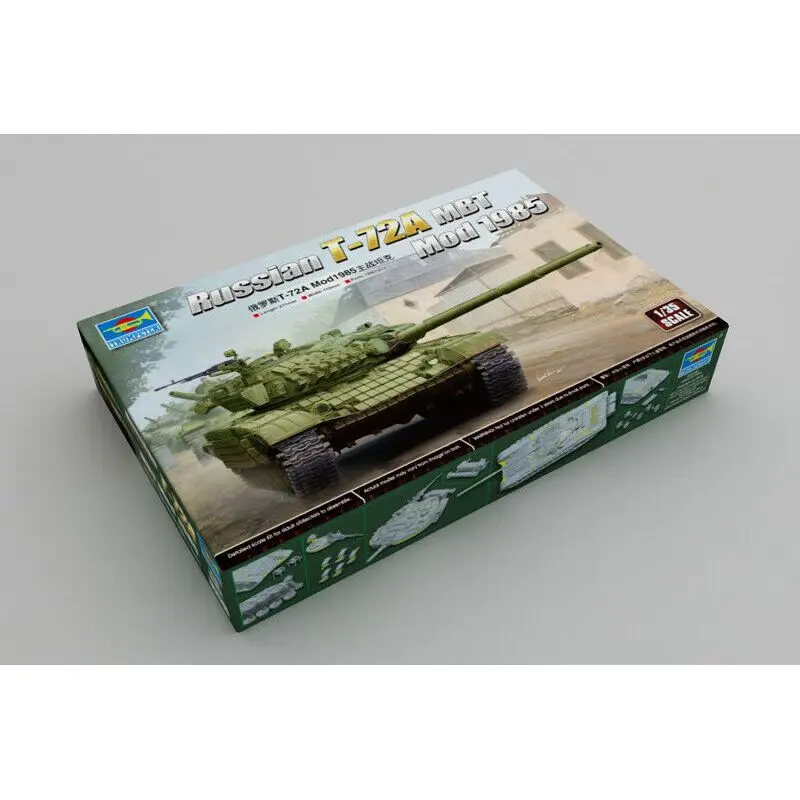 Trumpeter 09548 1/35 Russian T-72A Mod1985 Main Battle Tank - Scale Model Kit