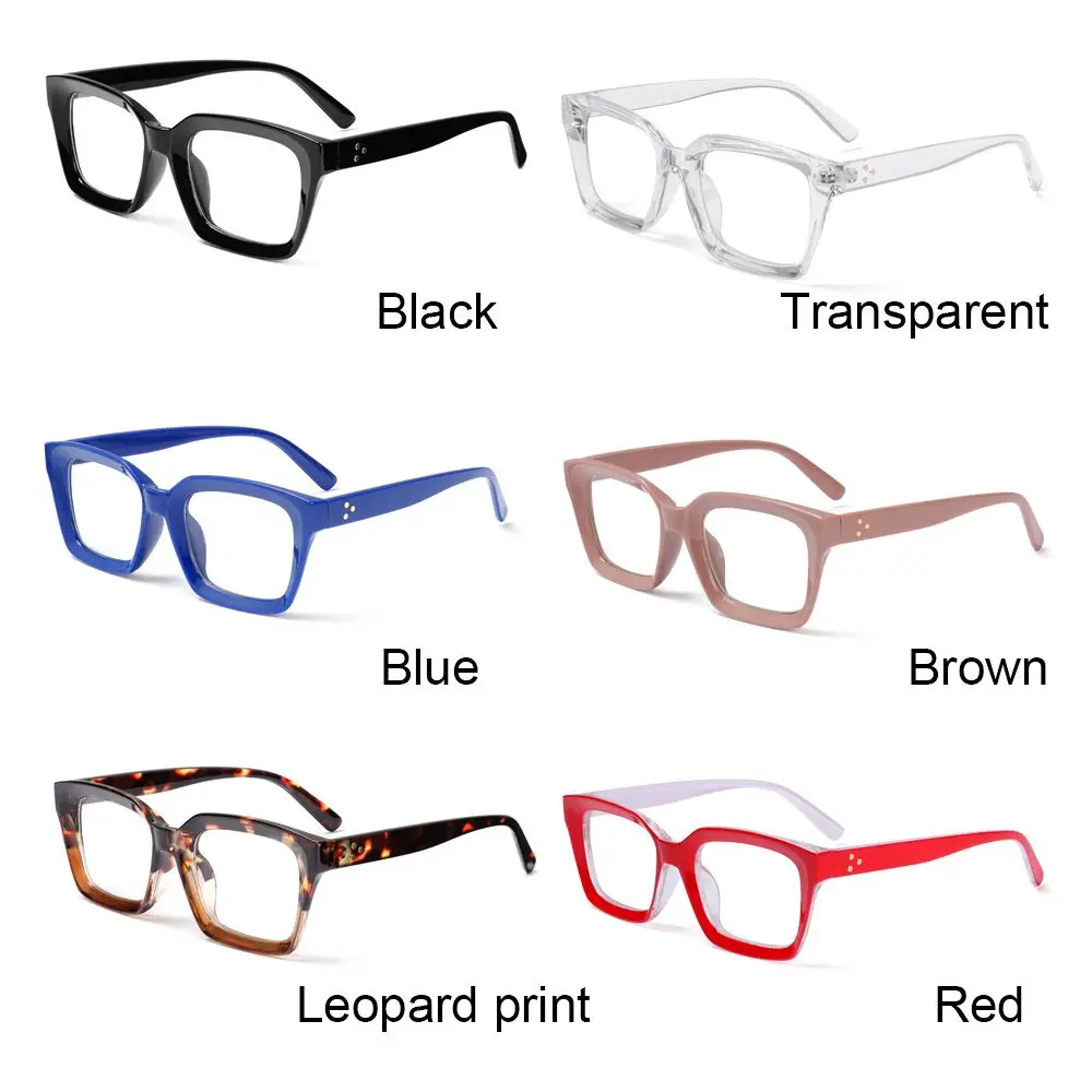 Men Women Fashion Oversized Square Reading Glasses Large Frame Presbyopia Eyeglasses Diopter +1.0~+3.0