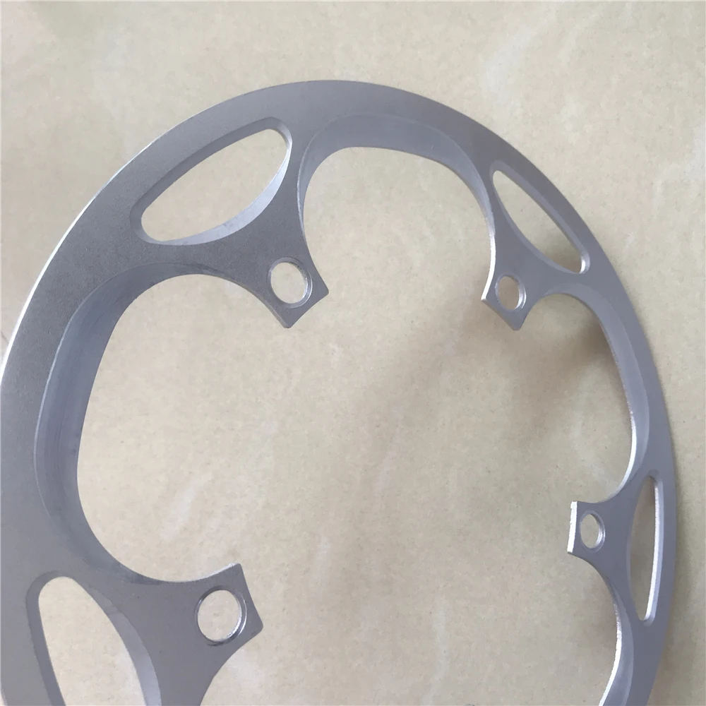 Folding Bike Chain Cover 130 BCD 38T 39T 42T 44T 46T 48T 50T 52T 53T 56T 58T 60T Road Bicycle Slivery Chain Wheel Guard